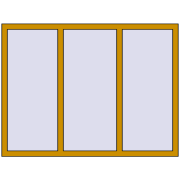 ALU STANDARD 72 1600x1200 mm RAL 1005 Honey yellow two-sided