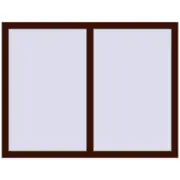 BASE REHAU EURO 60 1300x1000 mm BLACK_CHERRY two-sided