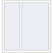 Ferestre 1135x1210 mm REHAU BRILLANT DESIGN RAL 9016 Traffic white two-sided