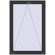 OPTIMUM REHAU EURO 70 1000x1500 mm ANTHRACITE_GREY_GLATT two-sided