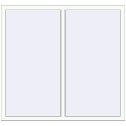 ENERGY-SAVING REHAU SYNEGO MD 1500x1350 mm RAL 9016 Traffic white two-sided