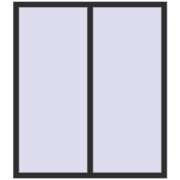 OPTIMUM REHAU EURO 70 1360x1560 mm ANTHRACITE_GREY_GLATT two-sided OPTIMUM REHAU EURO 70 1360x1560 mm ANTHRACITE_GREY_GLATT two-sided