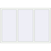 OPTIMUM REHAU EURO 70 1800x1250 mm RAL 9016 Traffic white two-sided