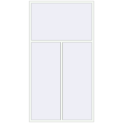 REHAU BRILLANT DESIGN 1600x3000 mm RAL 9016 Traffic white two-sided REHAU BRILLANT DESIGN 1600x3000 mm RAL 9016 Traffic white two-sided