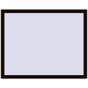 OPTIMUM REHAU EURO 70 1300x1000 mm BLACK_BROWN two-sided