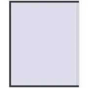 REHAU ARTEVO 1900x2350 mm ANTHRACITE_GREY_STRUKTURAL two-sided