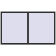 OPTIMUM REHAU EURO 70 2000x1200 mm ANTHRACITE_GREY_GLATT two-sided OPTIMUM REHAU EURO 70 2000x1200 mm ANTHRACITE_GREY_GLATT two-sided