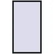 ENERGY-SAVING REHAU SYNEGO MD 1000x1800 mm BLACK_COOL_110L-2 two-sided