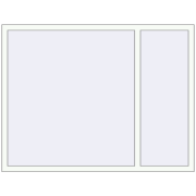 BASE REHAU EURO 60 1700x1300 mm RAL 9016 Traffic white two-sided BASE REHAU EURO 60 1700x1300 mm RAL 9016 Traffic white two-sided