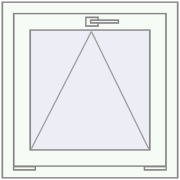 BASE REHAU EURO 60 560x560 mm RAL 9016 Traffic white two-sided BASE REHAU EURO 60 560x560 mm RAL 9016 Traffic white two-sided