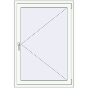 ALU LIGHT A 900x1300 mm RAL 9016 Traffic white two-sided