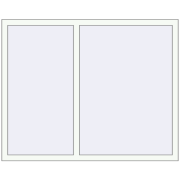 ENERGY-SAVING REHAU SYNEGO MD 1500x1200 mm RAL 9016 Traffic white two-sided