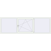 BASE REHAU EURO 60 2800x900 mm RAL 9016 Traffic white two-sided