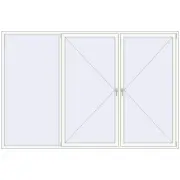 BASE REHAU EURO 60 3000x2000 mm RAL 9016 Traffic white two-sided BASE REHAU EURO 60 3000x2000 mm RAL 9016 Traffic white two-sided