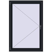 BASE REHAU EURO 60 1000x1500 mm BLACK_COOL_110L-2 two-sided BASE REHAU EURO 60 1000x1500 mm BLACK_COOL_110L-2 two-sided