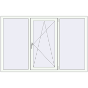 Ferestre 1810x1170 mm REHAU BRILLANT DESIGN RAL 9016 Traffic white two-sided Ferestre 1810x1170 mm REHAU BRILLANT DESIGN RAL 9016 Traffic white two-sided