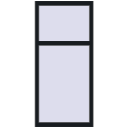 REHAU ARTEVO 700x1500 mm BLACK_COOL_110L-2 two-sided REHAU ARTEVO 700x1500 mm BLACK_COOL_110L-2 two-sided