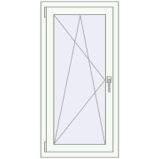 BASE REHAU EURO 60 600x1200 mm RAL 9016 Traffic white two-sided BASE REHAU EURO 60 600x1200 mm RAL 9016 Traffic white two-sided