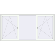 OPTIMUM REHAU EURO 70 3100x1500 mm RAL 9016 Traffic white two-sided OPTIMUM REHAU EURO 70 3100x1500 mm RAL 9016 Traffic white two-sided