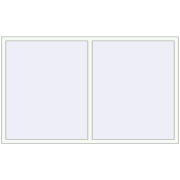 BASE REHAU EURO 60 2200x1300 mm RAL 9016 Traffic white two-sided