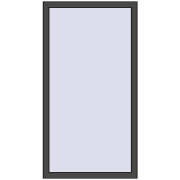 REHAU BRILLANT DESIGN 800x1500 mm BASALT_GREY two-sided