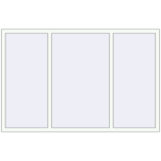 Ferestre 2000x1300 mm REHAU BRILLANT DESIGN RAL 9016 Traffic white two-sided