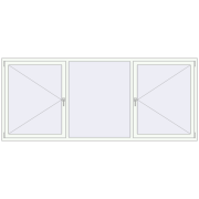 OPTIMUM REHAU EURO 70 2890x1220 mm RAL 9016 Traffic white two-sided OPTIMUM REHAU EURO 70 2890x1220 mm RAL 9016 Traffic white two-sided