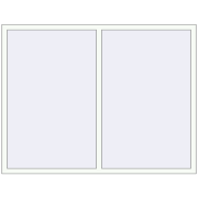 REHAU ARTEVO 1901x1400 mm RAL 9016 Traffic white two-sided