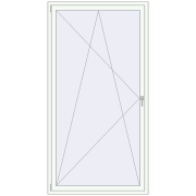 BASE REHAU EURO 60 1200x2300 mm RAL 9016 Traffic white two-sided BASE REHAU EURO 60 1200x2300 mm RAL 9016 Traffic white two-sided