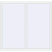 OPTIMUM REHAU EURO 70 1850x1750 mm RAL 9016 Traffic white two-sided OPTIMUM REHAU EURO 70 1850x1750 mm RAL 9016 Traffic white two-sided