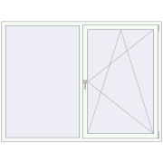 BASE REHAU EURO 60 2000x1500 mm RAL 9016 Traffic white two-sided BASE REHAU EURO 60 2000x1500 mm RAL 9016 Traffic white two-sided