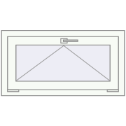 OPTIMUM REHAU EURO 70 900x450 mm RAL 9016 Traffic white two-sided OPTIMUM REHAU EURO 70 900x450 mm RAL 9016 Traffic white two-sided