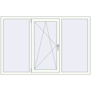 OPTIMUM REHAU EURO 70 1800x1170 mm RAL 9016 Traffic white two-sided