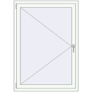 BASE REHAU EURO 60 1000x1350 mm RAL 9016 Traffic white two-sided BASE REHAU EURO 60 1000x1350 mm RAL 9016 Traffic white two-sided