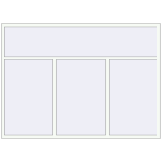 REHAU BRILLANT DESIGN 2480x1765 mm RAL 9016 Traffic white two-sided