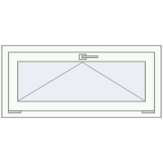 OPTIMUM REHAU EURO 70 1000x500 mm RAL 9016 Traffic white two-sided