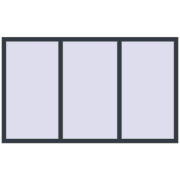 REHAU ARTEVO 2000x1200 mm ANTHRACITE_GREY_STRUKTURAL two-sided