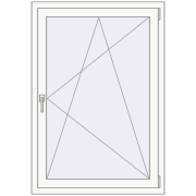 REHAU BRILLANT DESIGN 920x1320 mm RAL 9016 Traffic white two-sided REHAU BRILLANT DESIGN 920x1320 mm RAL 9016 Traffic white two-sided