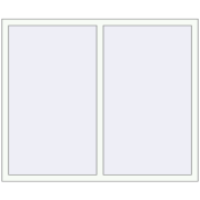 REHAU ARTEVO 1520x1240 mm RAL 9016 Traffic white two-sided