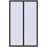 ENERGY-SAVING REHAU SYNEGO MD 1300x2100 mm BLACK_COOL_110L-2 two-sided