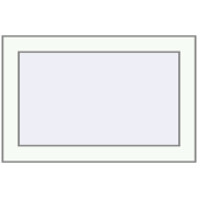 OPTIMUM REHAU EURO 70 600x400 mm RAL 9016 Traffic white two-sided