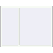 BASE REHAU EURO 60 1700x1300 mm RAL 9016 Traffic white two-sided