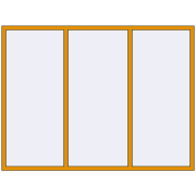 ALU LIGHT A 2400x1800 mm RAL 1006 Maize yellow two-sided